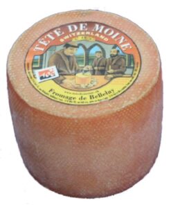 Original AOC Tete de Moine Schweizer Moenchkopf Kaese Ganzer Laib ca 900 g 0