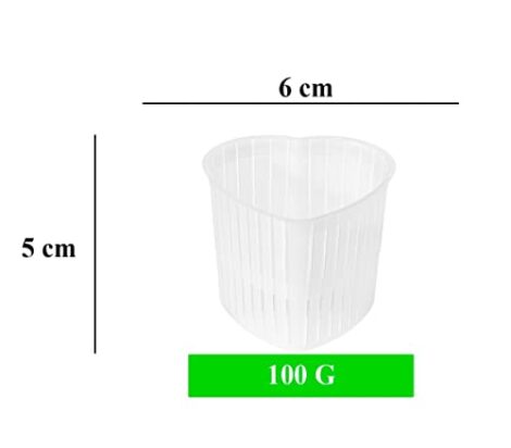 AlcoFermBrew 50 x Kaeseform Herzform 01kg Kaeseformen Korb Kaeseherstellung Lab 0 0