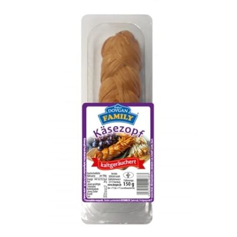 DOVGAN Family Kaesezopf Pasta filata Kaese kaltgeraeuchert 150g 0