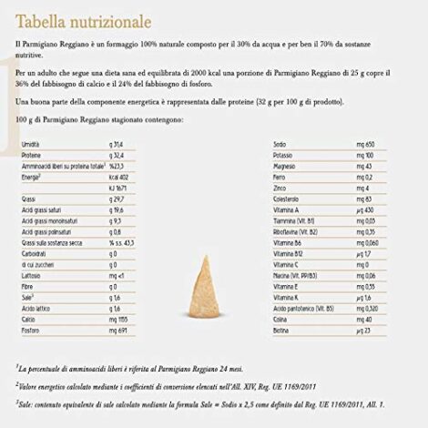 DUE MADONNE LATTERIA Parmigiano Reggiano Parmesan Reggiano 36 Monate 1 kg 0 1