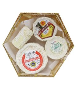 Franzoesische Kaese Kompositionen Set aus 4 Weichkaesesorten 185g 0