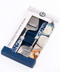 Henri Willig Giftset Delfter Blau Kaesehoebel Kaesereibe Holland 0