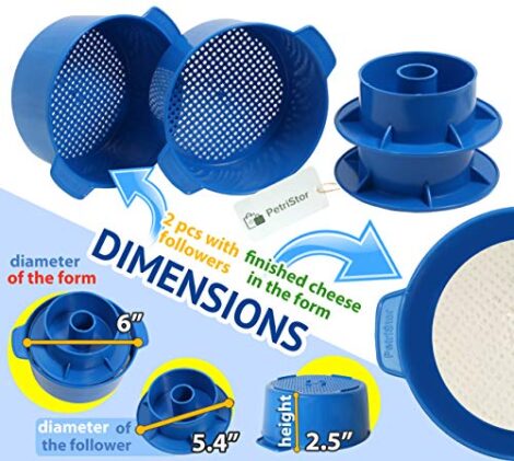 Käseherstellungs-Set, 2-teilig, Käseform mit Kolben und Kolben, Käsetuch, Käsekorb, Molde Para Queso, Käseform 5 Kaeseherstellungs Set 2 teilig Kaeseform mit Kolben und Kolben Kaesetuch Kaesekorb Paneer Macher Kaeseform 0 1