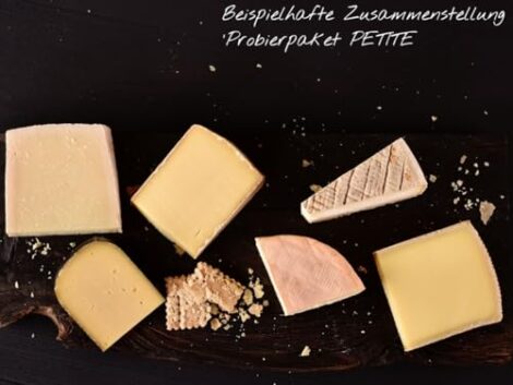 Kaeseplatte Probierpaket Ueberraschungsauswahl PETITE 6 8 Sorten Kaese 1000g Grusskarte GRATIS 0 1
