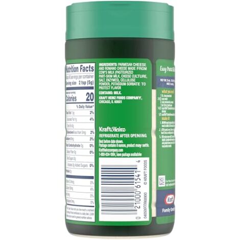 Kraft Parmesan Romano Cheese 227g 0 2