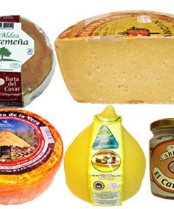 Lot of Cheese Assortments Pure Sheep Torta del Casar Pure Goat Tetilla and Cabrales cream 0