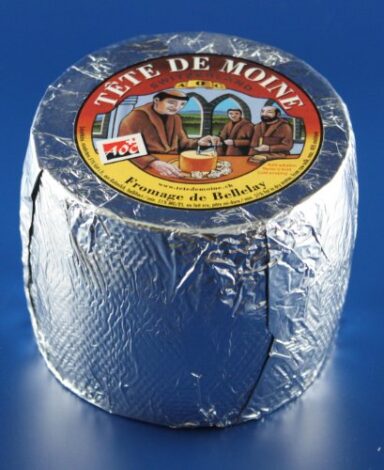 Original AOC Tete de Moine Schweizer Moenchkopf Kaese Ganzer Laib ca 900 g 0 1